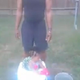 Reggie Stewart and granddaughter Ariyah Dalcour
Facebook screenshot